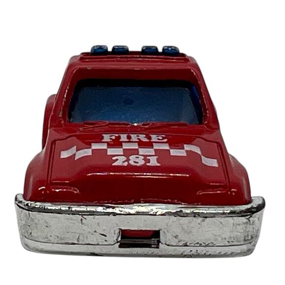 Vintage Die-Cast Fire Rescue Truck #281 Mini Collectible Toy Pickup Vehicle - Picture 3 of 7